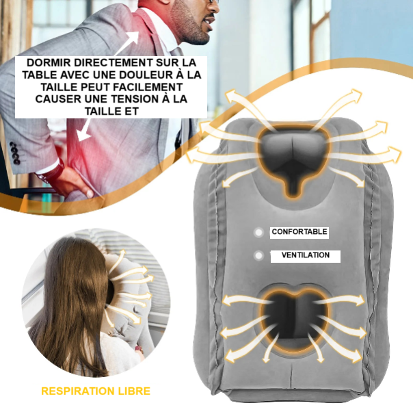 Oreiller de Voyage Gonflable