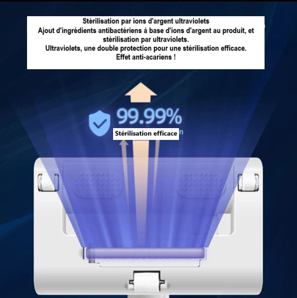 Aspirateur Électrique Portatif pour L'élimination des Acariens
