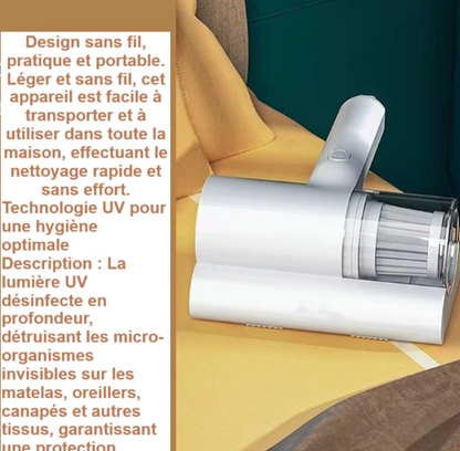 Aspirateur Électrique Portatif pour L'élimination des Acariens