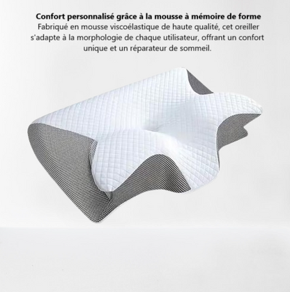 Oreiller de Lit de Massage Cervical Orthopédique