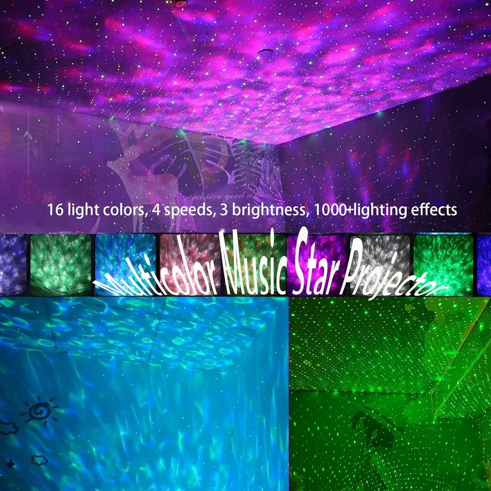 Projections dynamiques à couleurs multiples